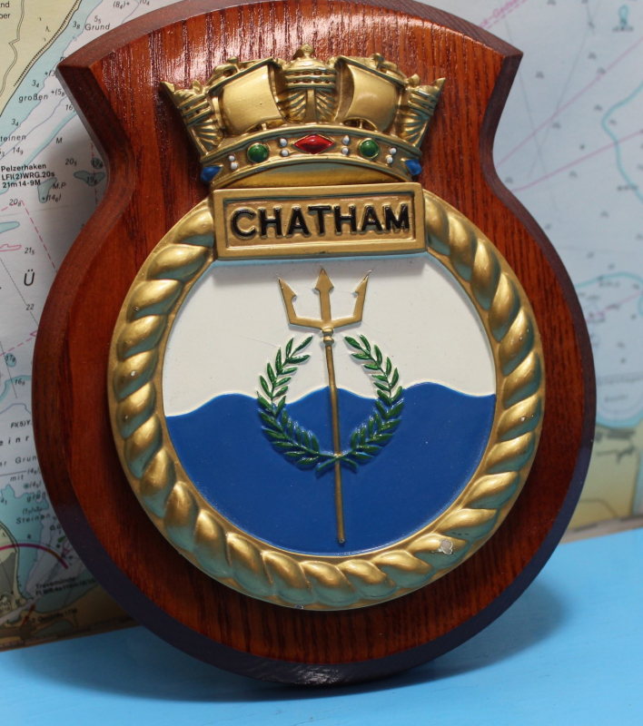 HMS Chatham F87 (GB) Wappen (1 St.)